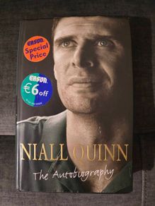 Niall Quinn signed book
