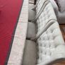 Cream button backed Kitchen chairs. Image 7