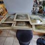 Clover Leaf Coasters Don Vaughan Landscapes England Boxed Set of 6 Vintage Cork Clover Leaf Image 10