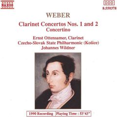 Weber. Clarinet Concertos. CD. Free Postage!