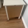 IKEA HEMNES white 2-drawer bedside locker Image 6