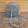 Hozelock Compact Hose Reel 2415 with Hose, Fittings & Wall Brackets Image 4