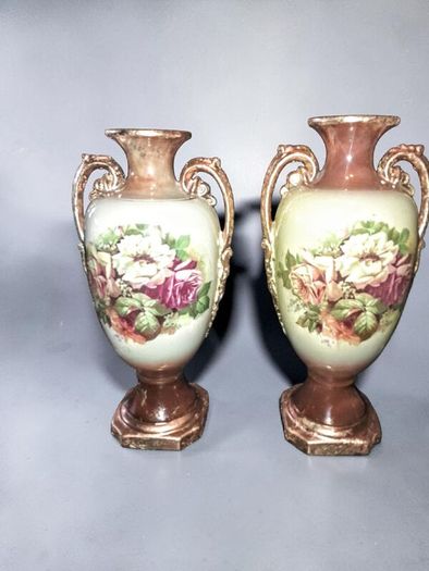 Pair of large signed vases C1918