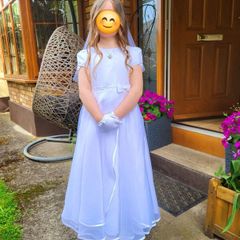 Holy Communion dress + veil