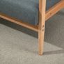 2 Seater Sofa with Armrests and Wood Legs Image 7