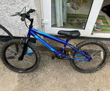 20" thunderbolt blue kids bike