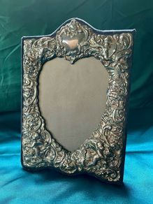 Vintage Fine Sterling Silver Photo Frame