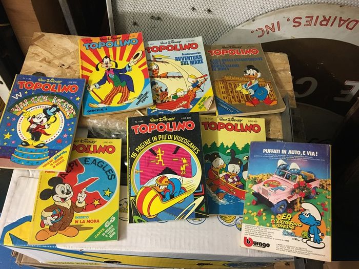 Mickey Mouse Italian Magazine 70's and 80's lot of 70