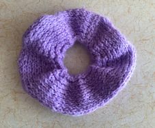 Handmade Knitted Scrunchie