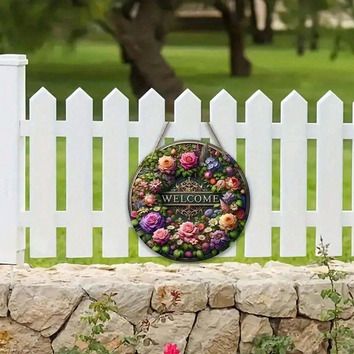 Colourful 'Welcome' Sign - nice gift