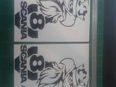 Scania v8 stickers