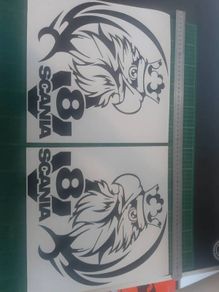 Scania v8 stickers