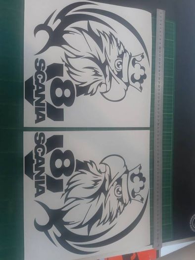 Scania v8 stickers