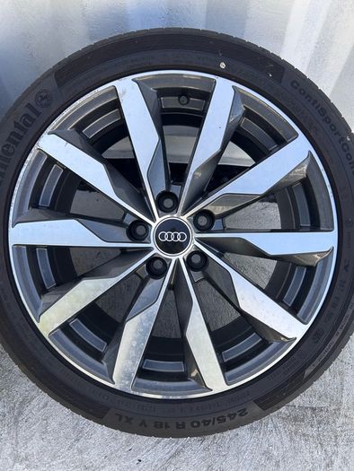 Genuine Audi S4/A4 18" Alloys & Tyres - Continental Tyres