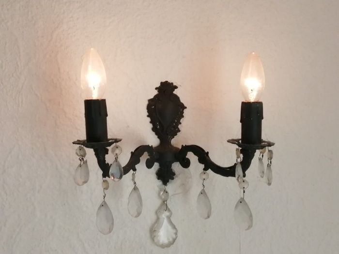vintage French wall candle sconces