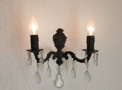 vintage French wall candle sconces