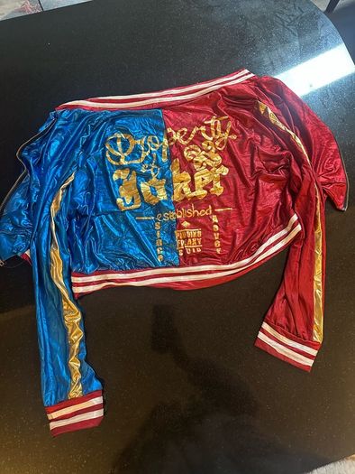 Harley Quinn jacket and wig