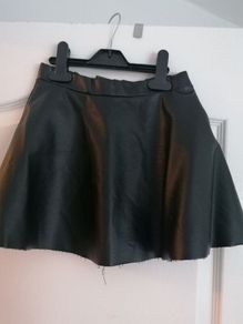 girls skirt Leather Look