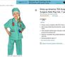 Kids surgeon role play unisex costume Image 3