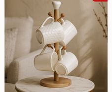 Newgrange white ceramic mugs