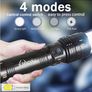 Super Bright LED Retractable Strong Light Flashlight, Outdoor Mountaineering Super Bright with Shoulder Strap Flashlight, with Digital Power Display, Image 7