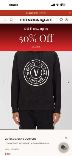 Versace hoodie