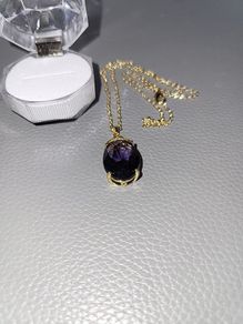 Necklace amethyst