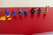 lego marvel d.c minifigures x 7
