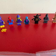 lego marvel d.c minifigures x 7