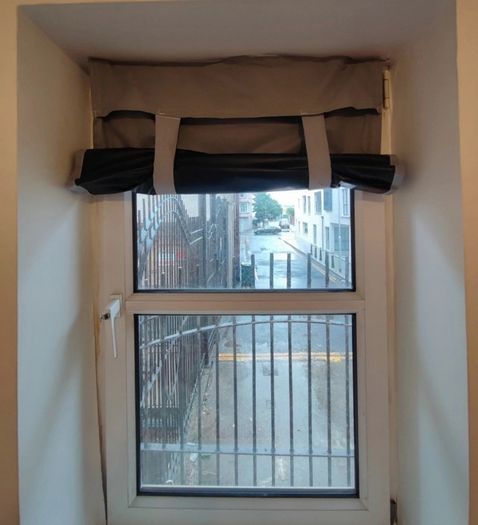 2pc window Curtain, Fabric Blackout, String Curtain For Home