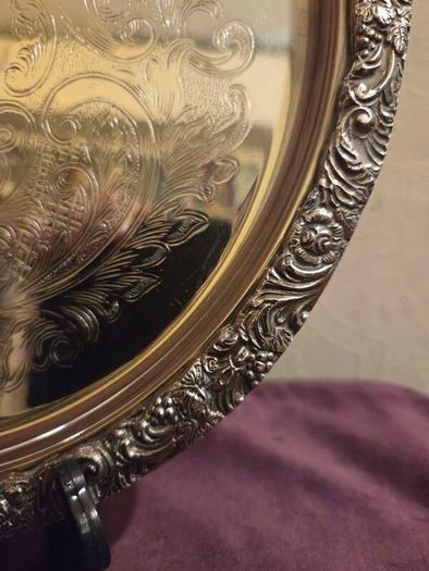 Etched Sheffield Plate