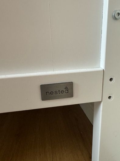 Cot bed with mattress