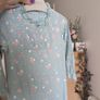 romper long-sleeved romper with ruffles and floral print very comfortable girl clothes Image 5