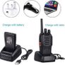 FREE EXPRESS SHIPPING 10pcs Two-Way Radio Walkie Talkies-Long Range Walkie Talkie 16CH Single Band LED Light Voice Prompt with Original Earpieces for Field Survival Biking and Hiking Image 5