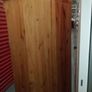 Solid Pine Display Cabinet / Bookcase with Leaded Glass Doors Image 5