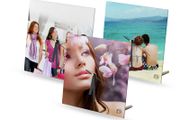 Personalised Toughened Glass Clock - Square shape with your photo or image