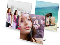 main image for ad Personalised Toughened Glass Clock - Square shape with your photo or image