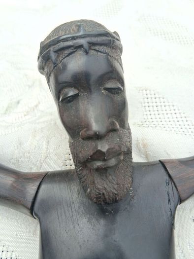 Mid Century Ebony African Corpus Christ