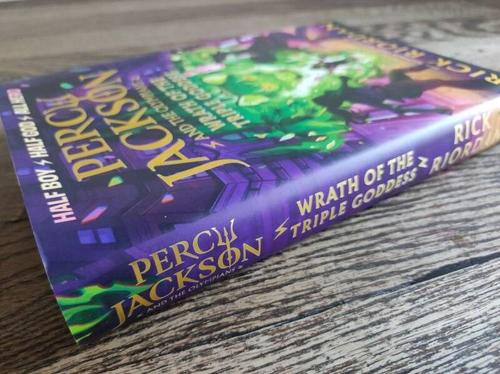 Percy Jackson and the Olympians: Wrath of the Triple Goddess (Book 7) by Rick Riordan, Age 9+