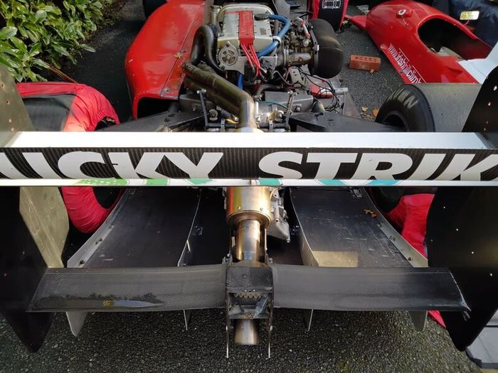 race car with spares at extra cost
