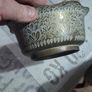 Middle Eastern Brass Bowl with Fine Incised Engravings and Floral Motifs, Postage available or Collection Image 4