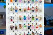 3D Printed Minifigure Display Stand Support Compatible with Slotted Display Boards  30 pcs.