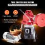 Drain Cleaner Machine Electric Sewer Snake Auger Manual Feed with 2 Sectional Steel Cables 250W Image 4