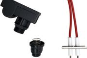 Two Exits AA Battery Igniter With Double Ignition Electrode For Catering Cooking Stove Kit Electronic Igniter Wire Length 0.24 Meter