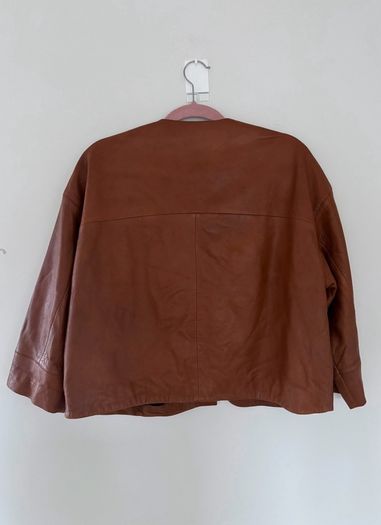 Mango leather jacket