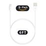 5Pack 6ft iPhone Charger Image 7