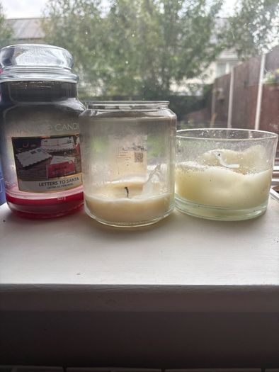 empty candle jars