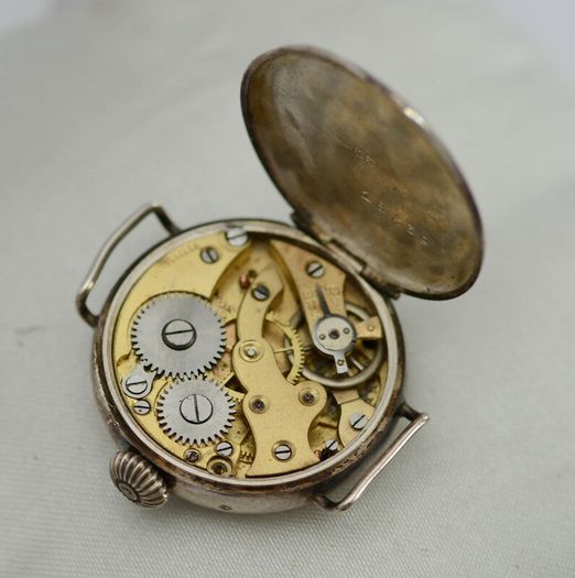 Vintage Silver Trench  Wrist Watch