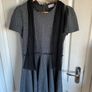 Red Valentino ladies grey houndstooth dress size M Image 5