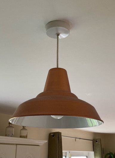 copper lampshade